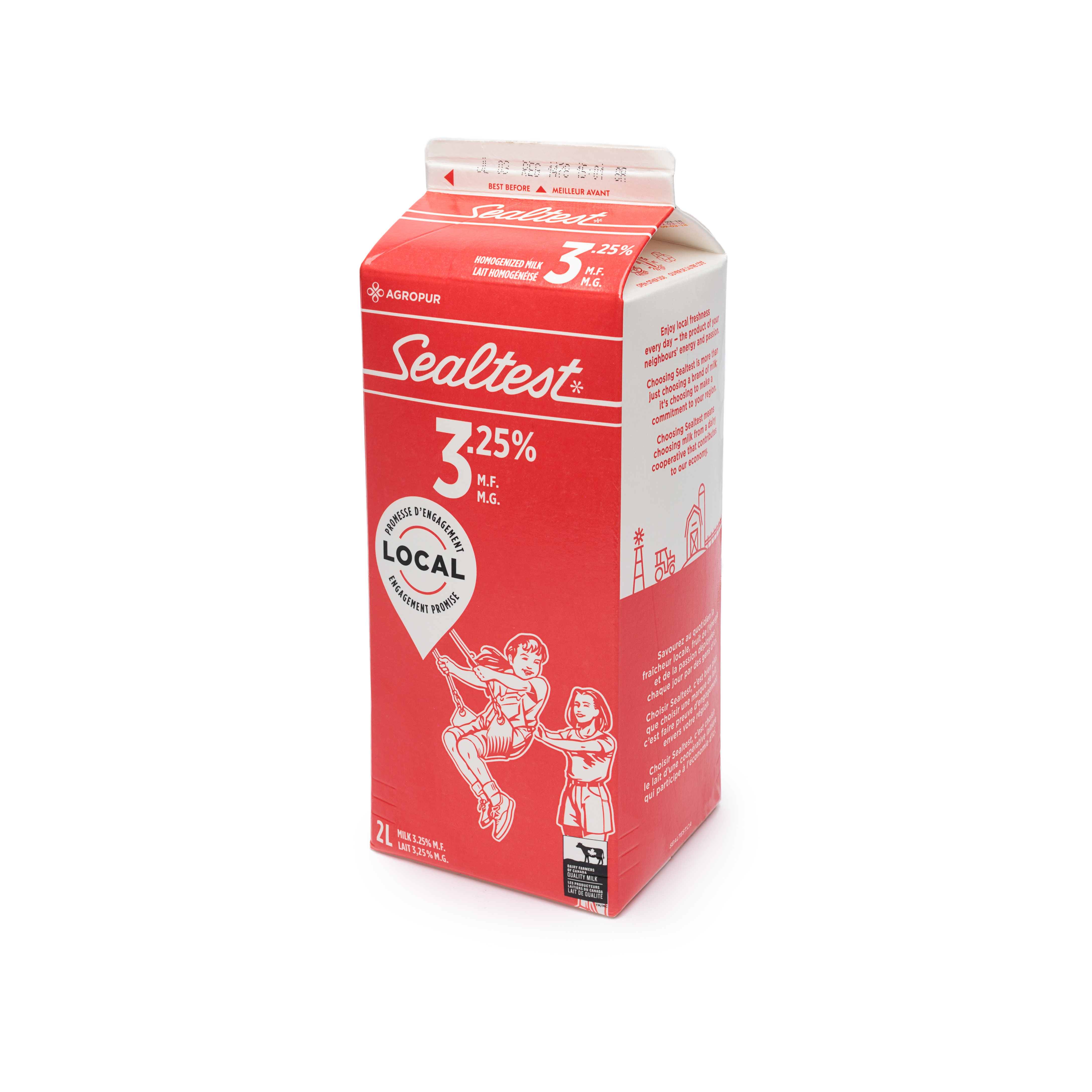 Sealtest 3.25% Milk - 2L