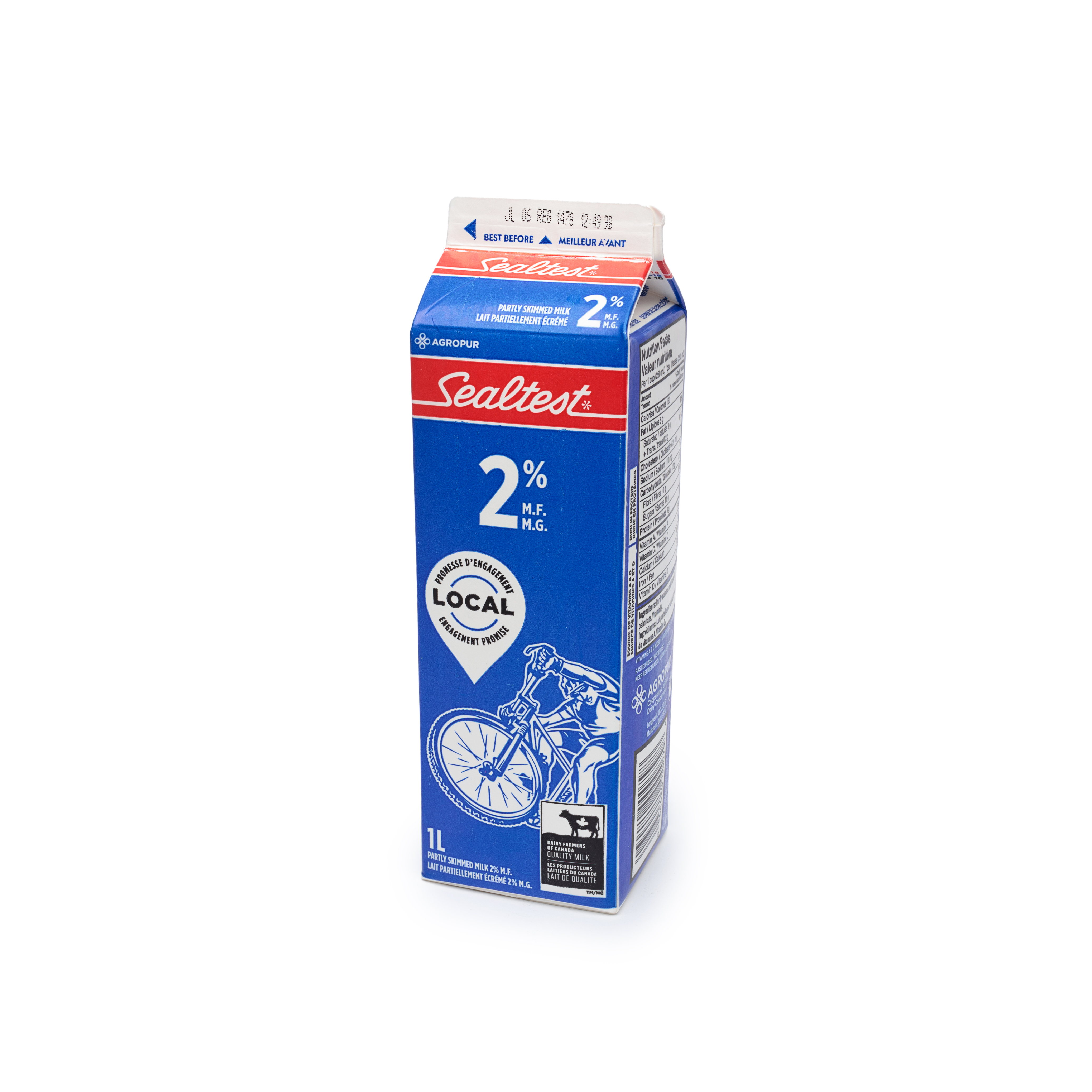 Sealtest 2% Milk - 1L