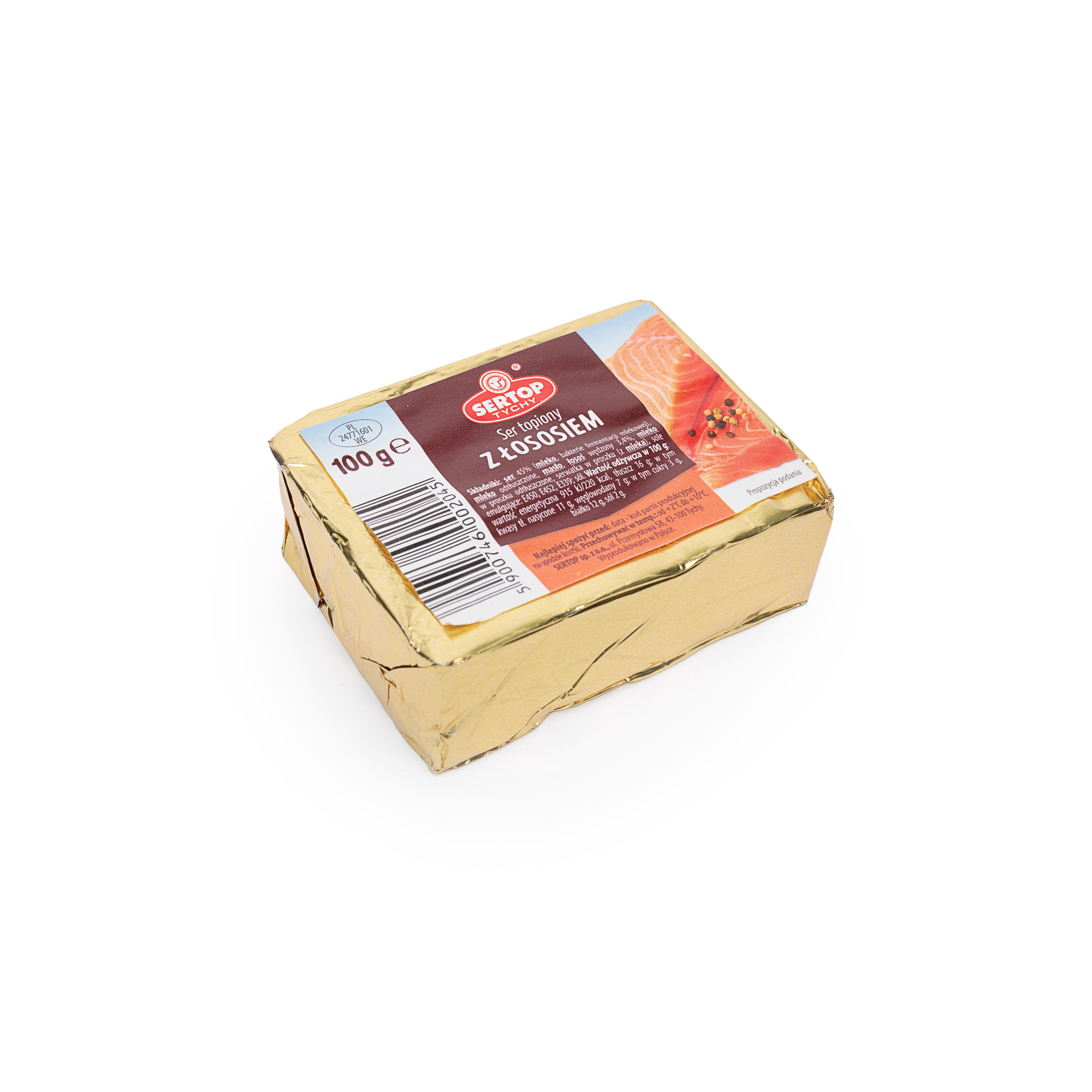 Sertop Tychy Ser topiony z łososiem 100 g