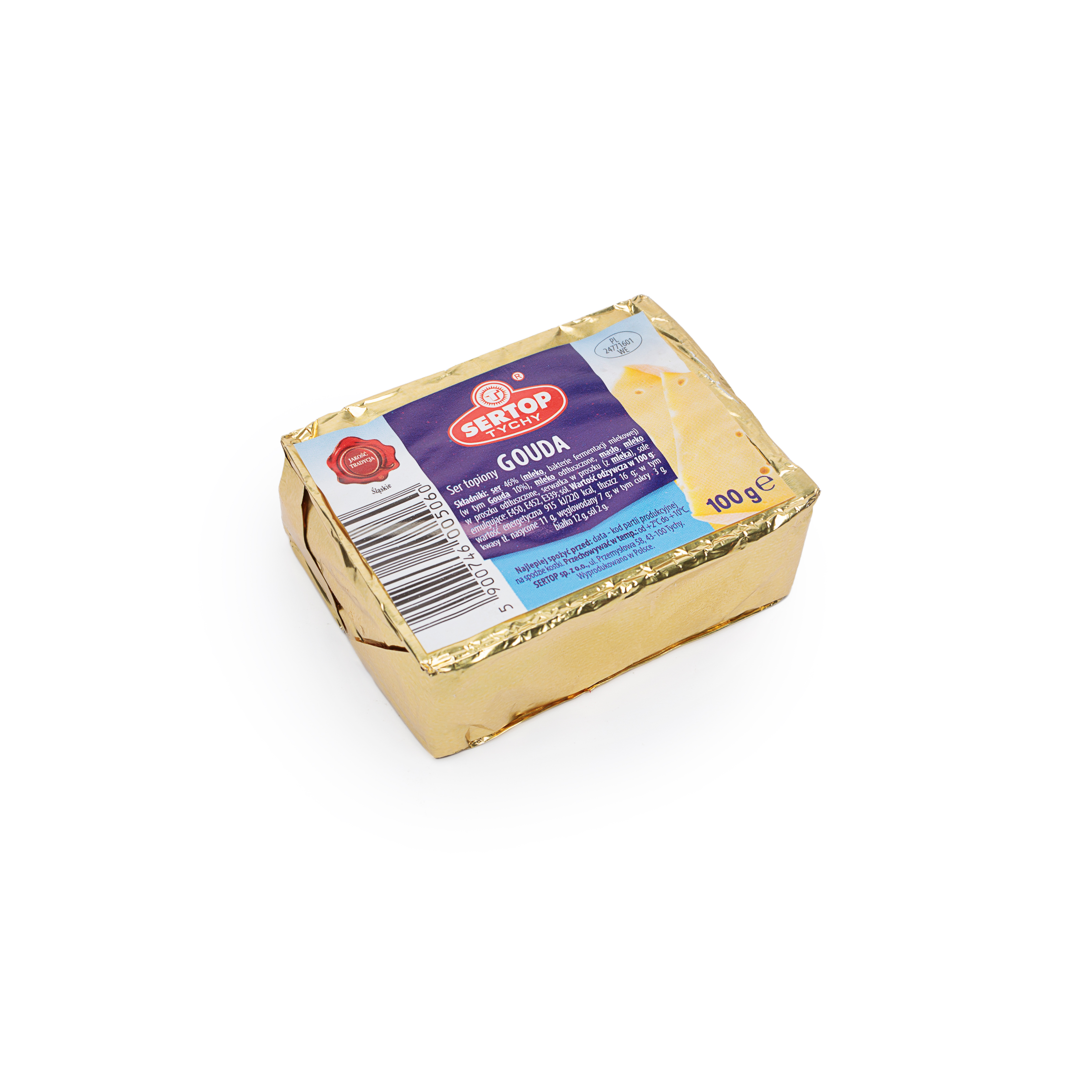 SERTOP TYCHY GOUDA CREAM CHEESE 100G