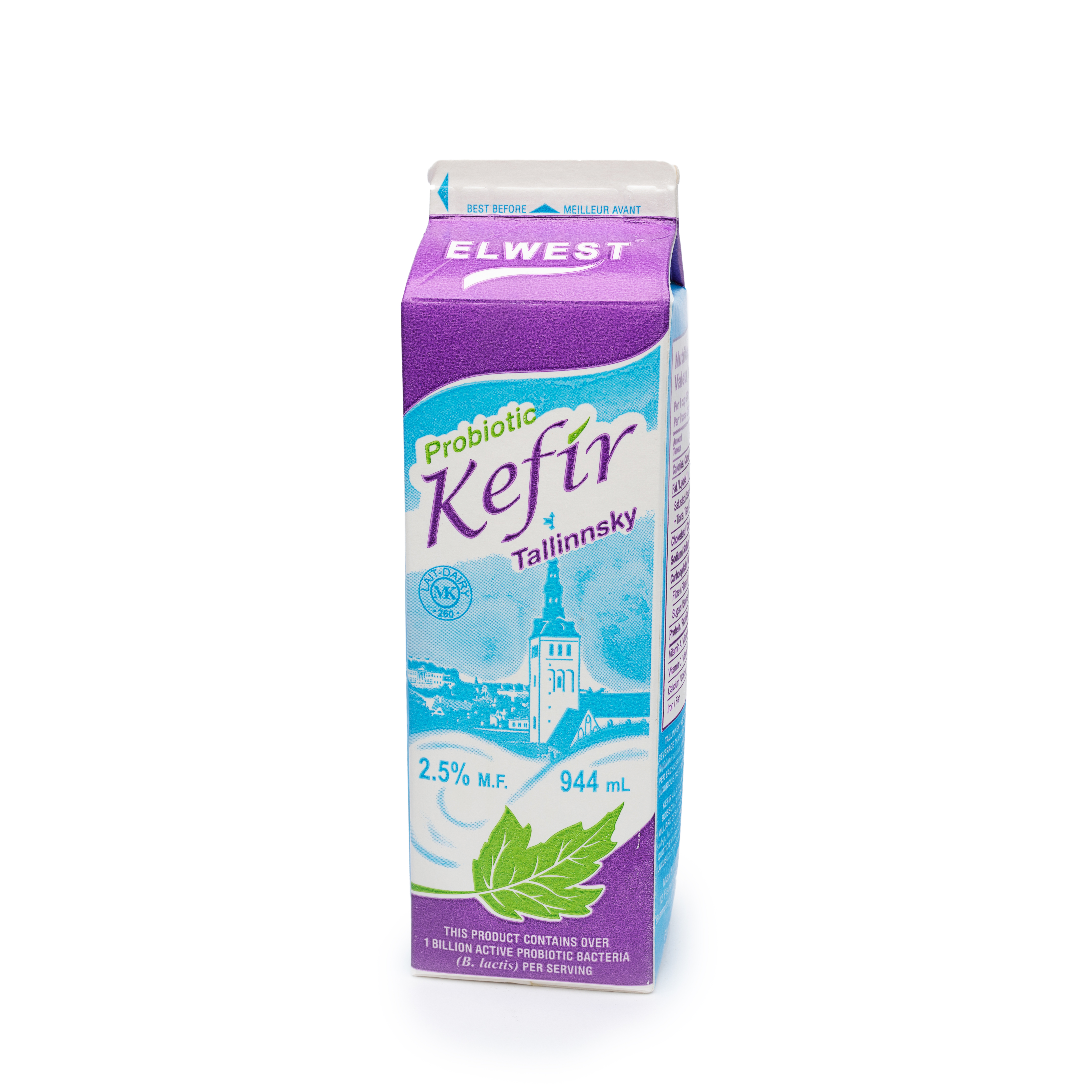 Elwest Probiotic Kefir Tallinsky 2.5% (944ml)